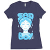 sad boy Ladies Fitted T-Shirt