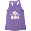Careful I Already Kicked Cancer Ass Racerback Tank