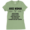 Aries Woman Ladies Fitted T-Shirt