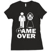 game over Ladies Fitted T-Shirt
