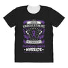 Never Underestimate the Strength of a Pancreatic Cancer Warrior All Over Women's T-shirt