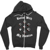 rolling with the homies Zipper Hoodie