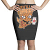 pizzaa monster Pencil Skirts