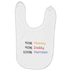 mommy daddy harrison baby name Baby Bibs