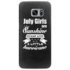 July Girls Are Sunshine Mixed With A Little Hurricane Samsung Galaxy S7 Edge