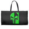 mad engine marvel brand punisher scar glow in the dark Weekender Totes