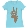 peace to africa Ladies Fitted T-Shirt