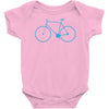 cycling bikes bike cycle riding retro sticker transfer tv funny iron o Baby Onesie