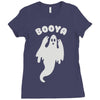 booya ghost Ladies Fitted T-Shirt