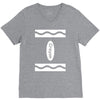 adult crayon V-Neck Tee