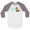 foxy nerd 3/4 Sleeve Shirt
