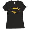 man of steel Ladies Fitted T-Shirt