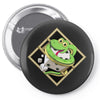 snake green Pin-back button