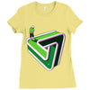 puzzled putter Ladies Fitted T-Shirt