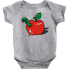 apple burster Baby Bodysuit
