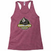 sasquatch hunter Racerback Tank