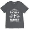 I Am One Blessed Father V-Neck Tee