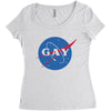gay Women's Triblend Scoop T-shirt