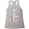 meanings of father Racerback Tank