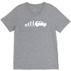 evolution of man, lada niva V-Neck Tee