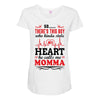 There's This Boy Who Stole My Heart He Calls Me Momma Maternity Scoop Neck T-shirt