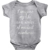 i imagine my life as a series of musical numbers Baby Bodysuit