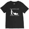 fat people are harder to kidnap funny V-Neck Tee