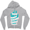 not what i am Zipper Hoodie