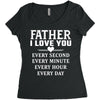 I Love You Father Women's Triblend Scoop T-shirt