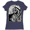 death before decaf Ladies Fitted T-Shirt