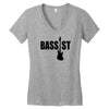 bass guitar Women's V-Neck T-Shirt