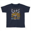 Born August  Multitasking Problem Solving Tees Toddler T-shirt