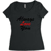 always Women's Triblend Scoop T-shirt