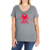 monster weightlifting Ladies Curvy T-Shirt