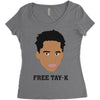 Free Tay-K Women's Triblend Scoop T-shirt