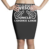this is what an awesome uncle looks like   mens funny father's day Pencil Skirts
