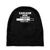 sarcasm now loading Baby Beanies