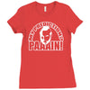 clubber lang mr.t tee rocky boxing movie Ladies Fitted T-Shirt