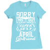 This Guy Is Taken By A Super Sexy April Girlfriend Ladies Fitted T-Shirt