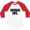 savege life 3/4 Sleeve Shirt