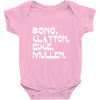 bono, clayton, edge, mullen Baby Onesie