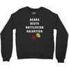 bears beets battlestar galactica Crewneck Sweatshirt