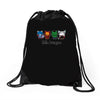 hello avengers Drawstring Bags