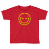 evil smiley emoticon Toddler T-shirt