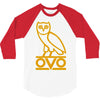 OWL-OVO 3/4 Sleeve Shirt