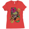 boba flower Ladies Fitted T-Shirt