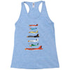 angry planes Racerback Tank
