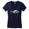 1965 shelby cobra 427 s, classic car ideal birthday present Women's V-Neck T-Shirt