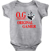 old school gamer Baby Onesie