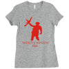 red dawn retro movie Ladies Fitted T-Shirt